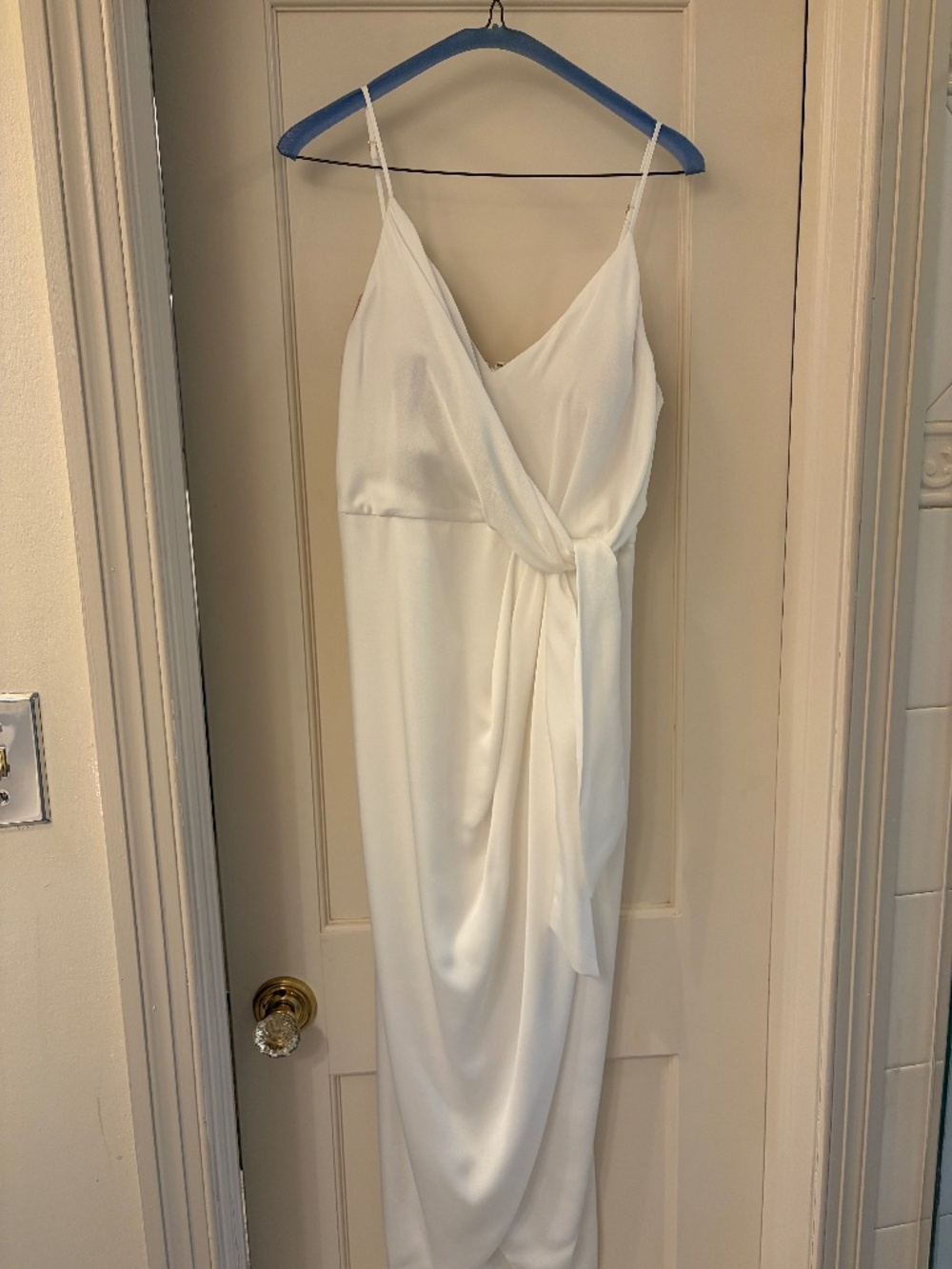 Shona Joy Silk White Dress